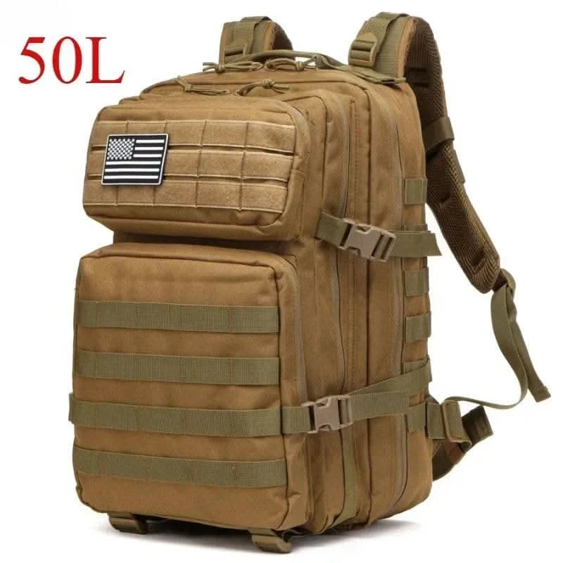 25L/50L Tactical Backpack Molle Bag Outdoor Bags Backpack for Hiking Camping Trekking Hunting Fishing GYM Bags Backpacks - M & M Global