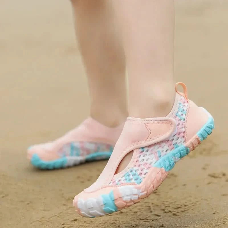 Swimming Beach Sneakers Children Diving Surfing Boating Wading Sports Shoes Kids Aqua Barefoot Water Shoes Quick-Dry Boys Girls - M & M Global
