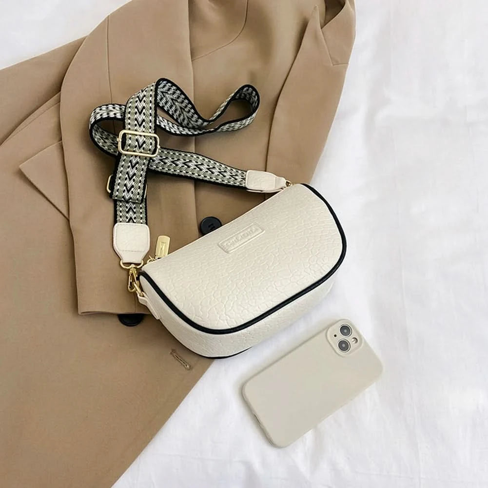 Solid Pu Leather Shoulder Bag Fashion Designer Handbags Messenger Bags For Women Casual Crossbody Bags Summer Travel Bag - M & M Global