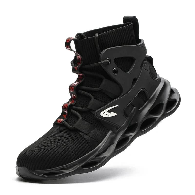 Steel Toe Shoes for Men Work Boots Lightweight Sneakers Indestructible Boots Anti-smash Anti-Punctur Construction Safety Shoes