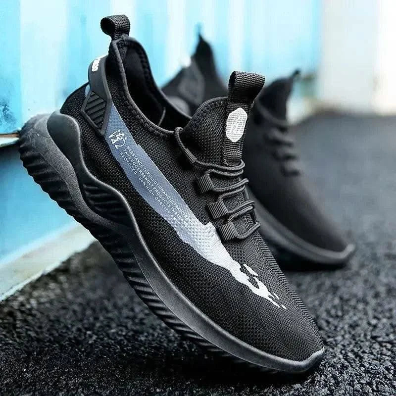 2024 Men Tennis Shoes New Fashion Spring and Autumn Leisure Walking and Running Breathable Flat Bottom Gym Sports Men Sneakers - M & M Global
