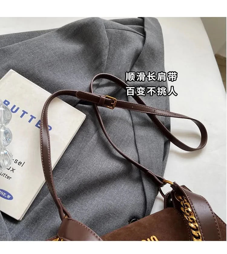 Fashionable Outing Underarm Bag for Women New Designer Handbag Matte Texture Versatile Shoulder Crossbody Bag Purse and Handbags - M & M Global