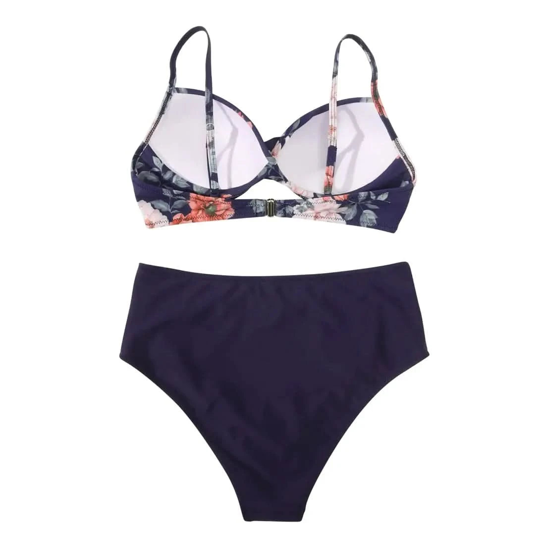 Vintage High Waist Bikinis 2025 Women Push Up Swimwear Printed Swimsuit Female Beachwear Summer Bathers Bathing Suit Swimming - M & M Global