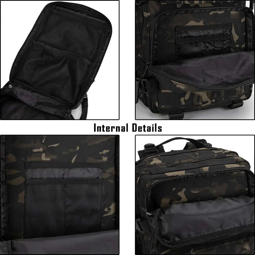 25L 35L 45L Military Tactical Backpack Men Outdoor Sports Travel Hiking Bug Out Bag Camping Survival Assault Hunting Rucksack - M & M Global
