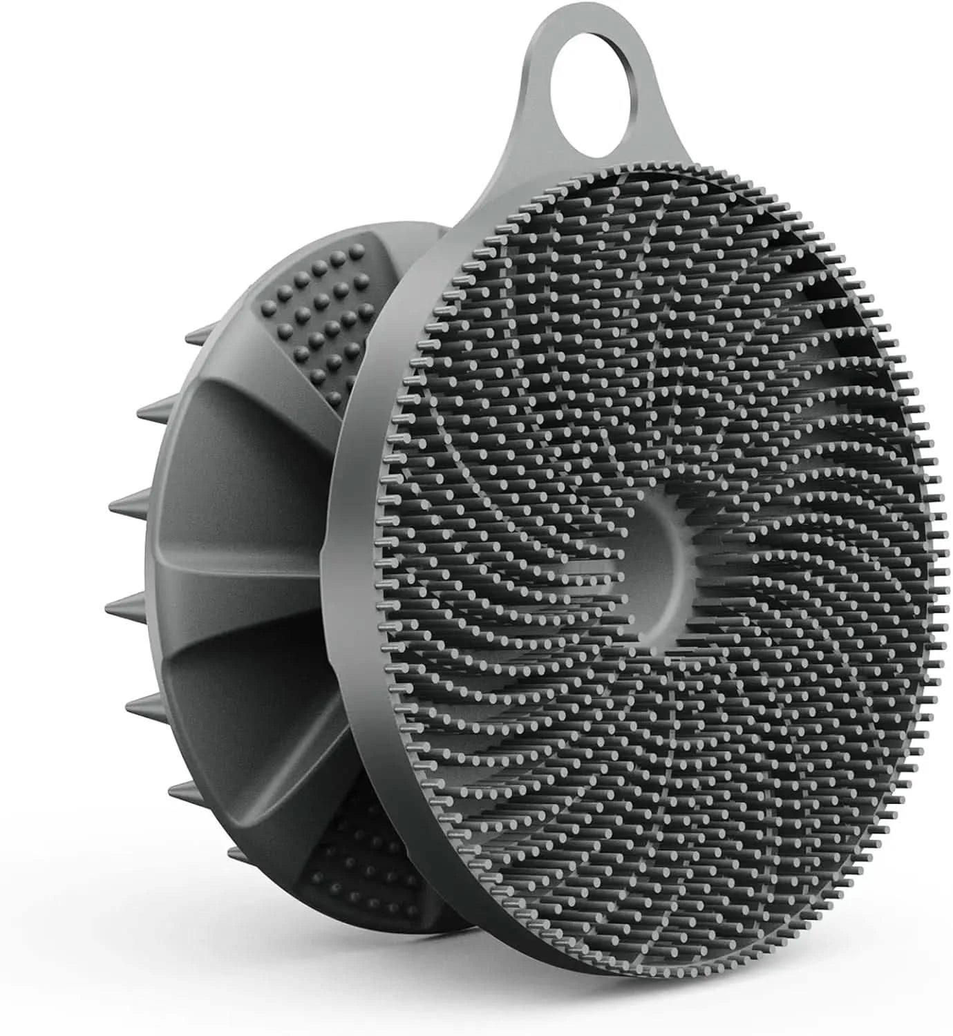 Silicone bath machine bath brush, more hygienic than traditional loofah, rich foam, long-lasting, gentle exfoliation - M & M Global