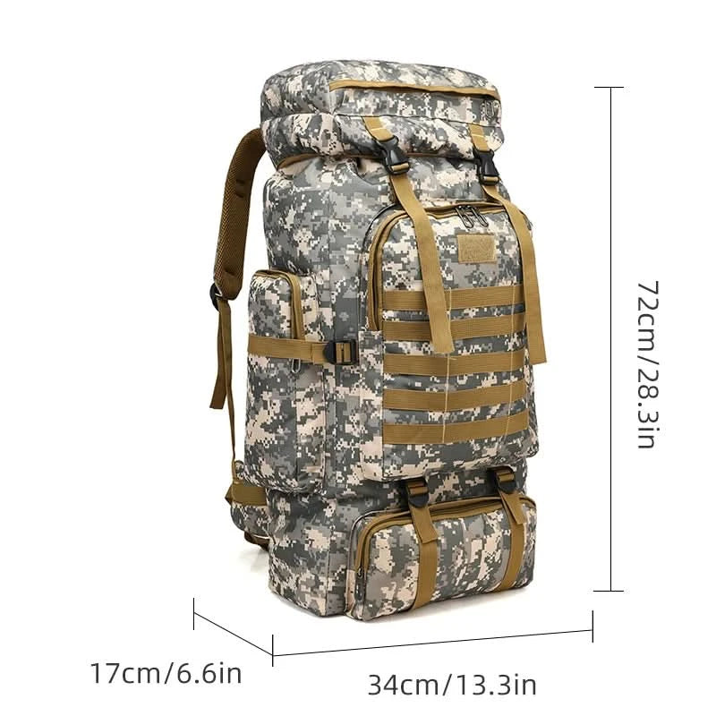 Rilibegan Men Travel Backpack Tactical Climbing Outdoor Hiking Camouflage Multifunctional Bag Men Backpack - M & M Global