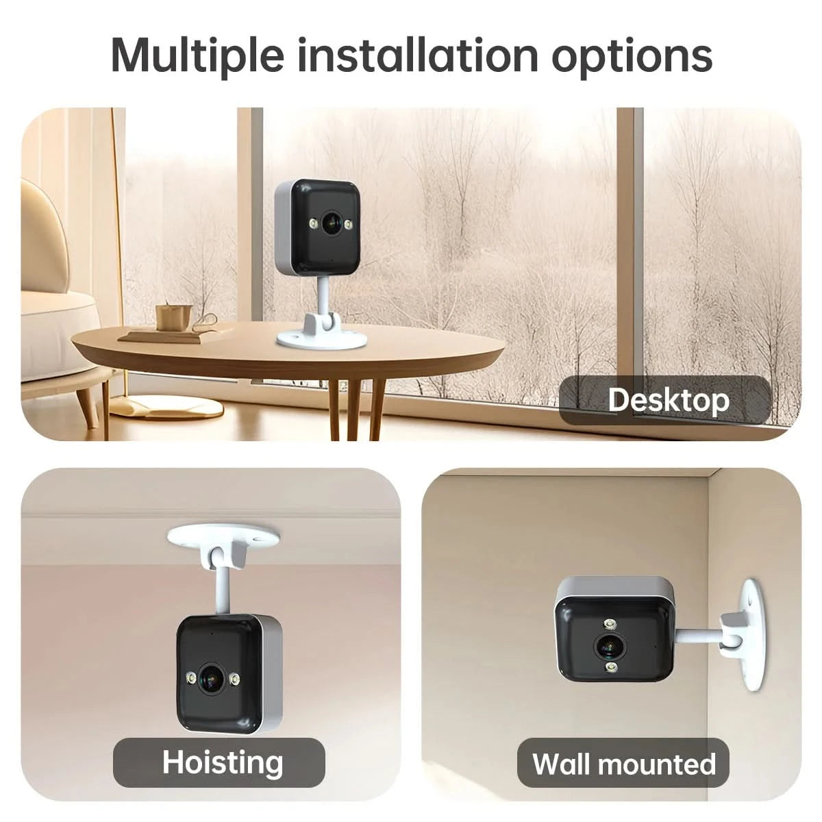 JOOAN 1080P WiFi Camera Smart Home Outdoor Wireless IP Surveillance Camera Security Baby Monitor CCTV Audio Video Surveillance - M & M Global