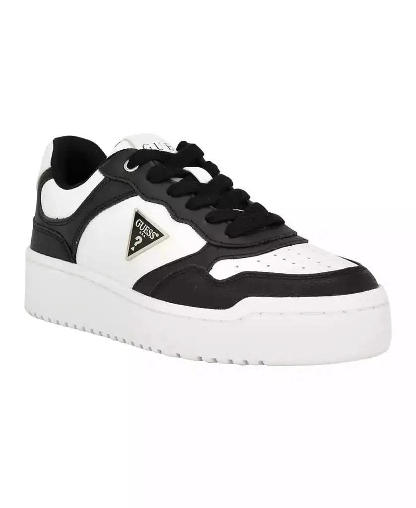 GUESS | Women's Miram Platform Lace-Up Court Sneakers - M & M Global