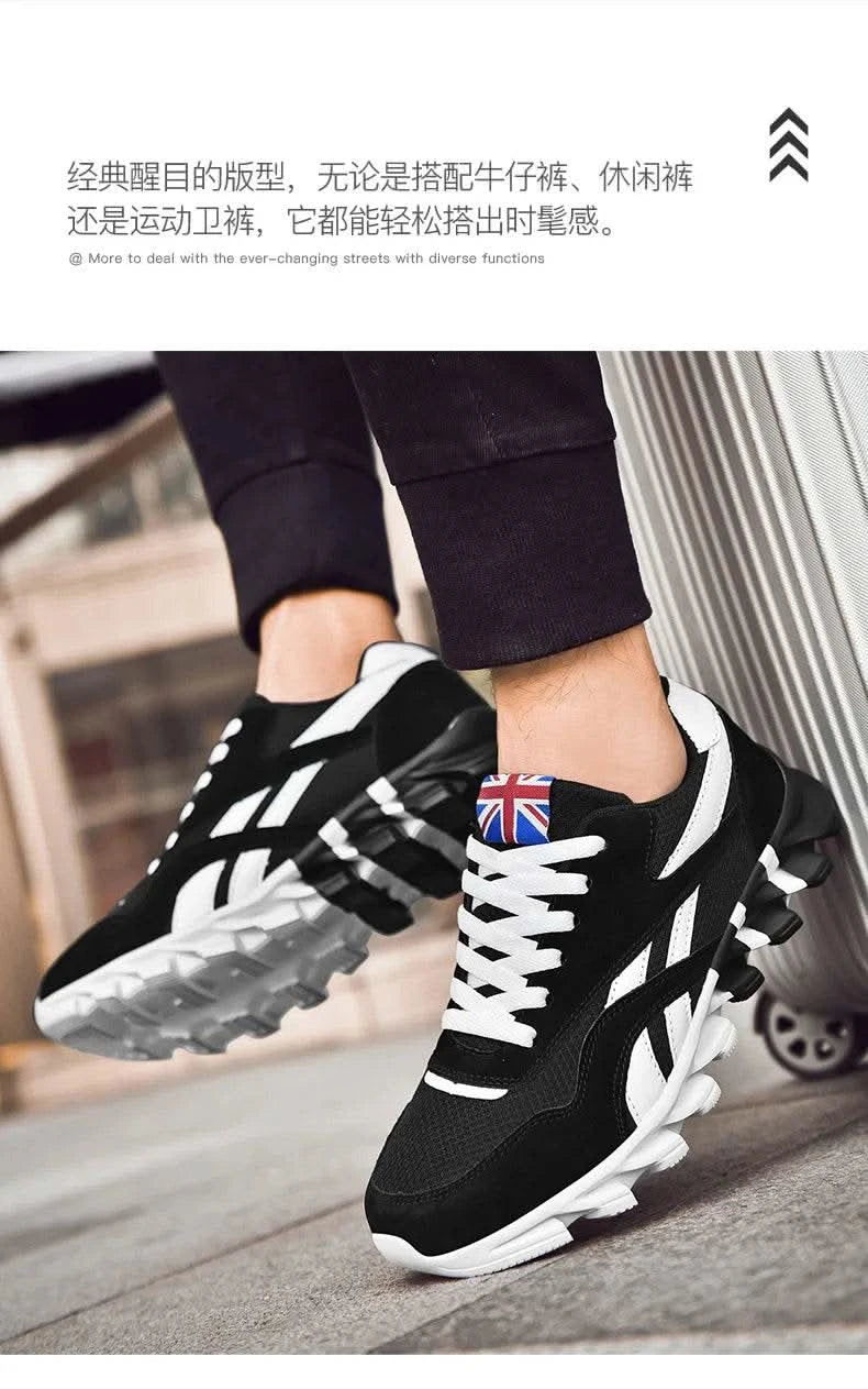 Brand Trend Size 46 47 48 Men's Wear-resistant Cushioning Thick-soled Fitness Sneakers Outdoor Breathable Running Shoes for Men - M & M Global