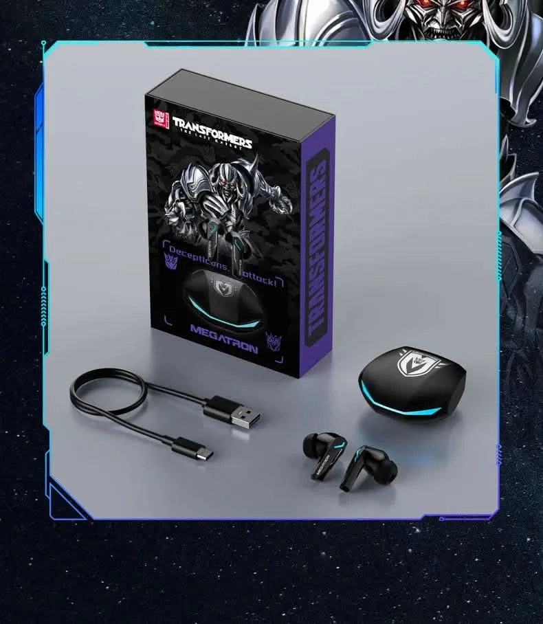 Ship From US Transformers Bluetooth Earphones Wireless Gaming Headset GM2 Pro Low Latency Earbuds HD Call with Mic 2025 New