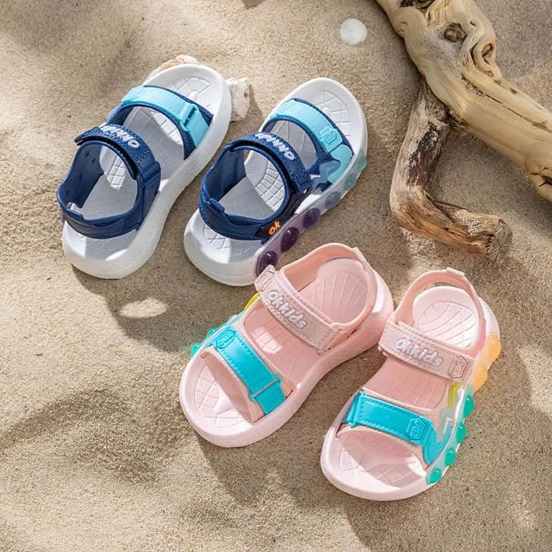 New Summer Children's Soft Soled Sandals Anti Slip Breathable For Boys And Girls Water Wading Baby Beach Sandals - M & M Global