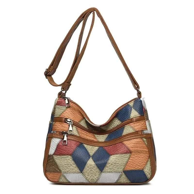 Soft Leather Purses and Handbags Casual Shoulder Crossbody Bags for Women 2024 Vintage Multi-pocket Ladies Messenger Bags Design - M & M Global