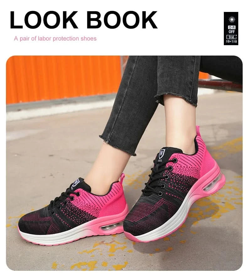 Two layer cowhide men's anti-smash anti-puncture high top work safety shoes