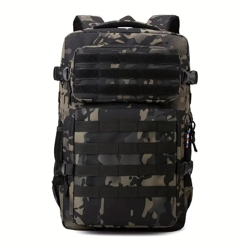 Tactical Backpacks Men's Camouflage Backpack, Hiking And Camping Backpack, LargeCapacity Multi-layer Outdoor Sports Backpack - M & M Global