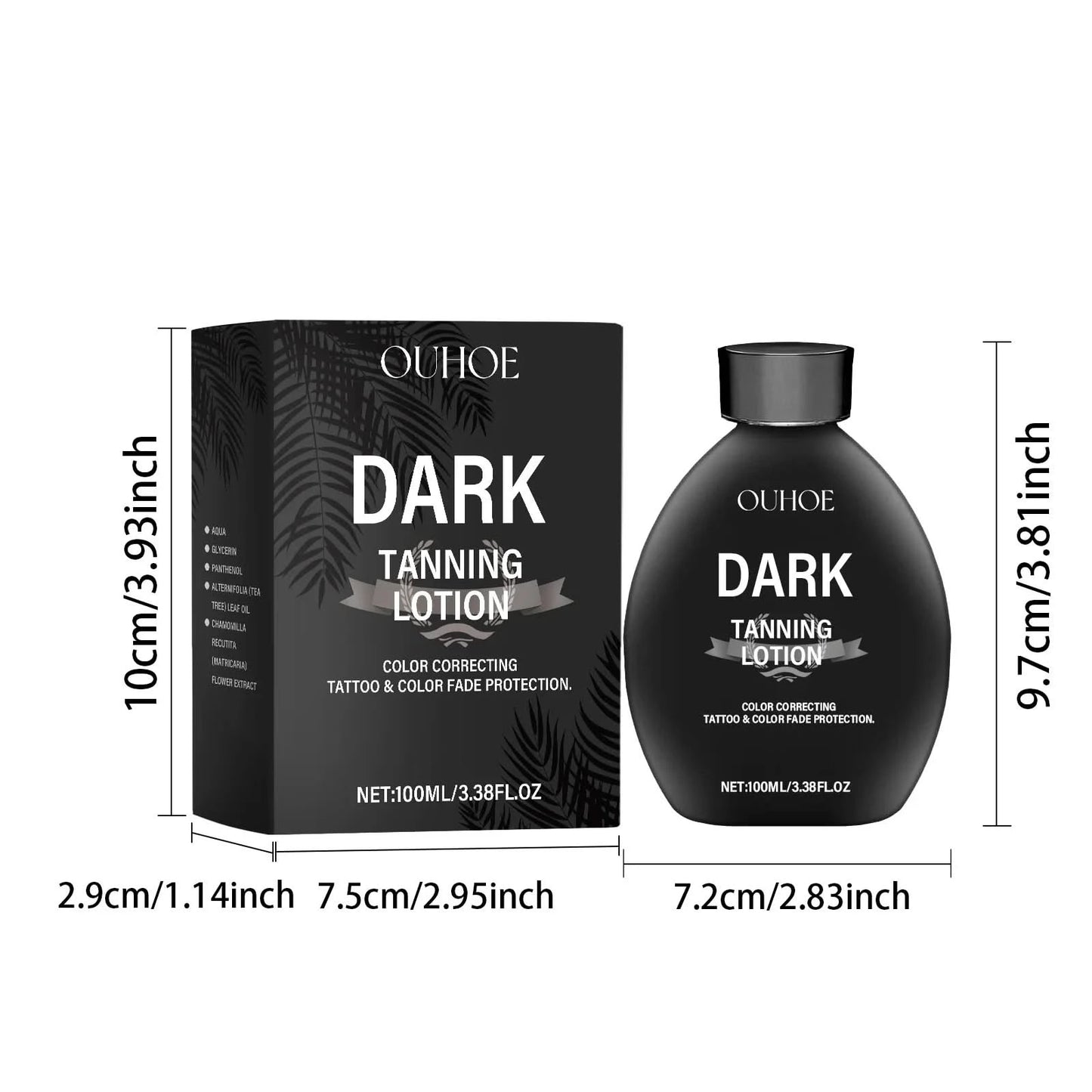 Self Tanning Lotion Beach Nourish Long Lasting Bronzer Dark Skin Quickly Absorbed Non-sticky Non-greasy Sunless Tanning Lotion - M & M Global