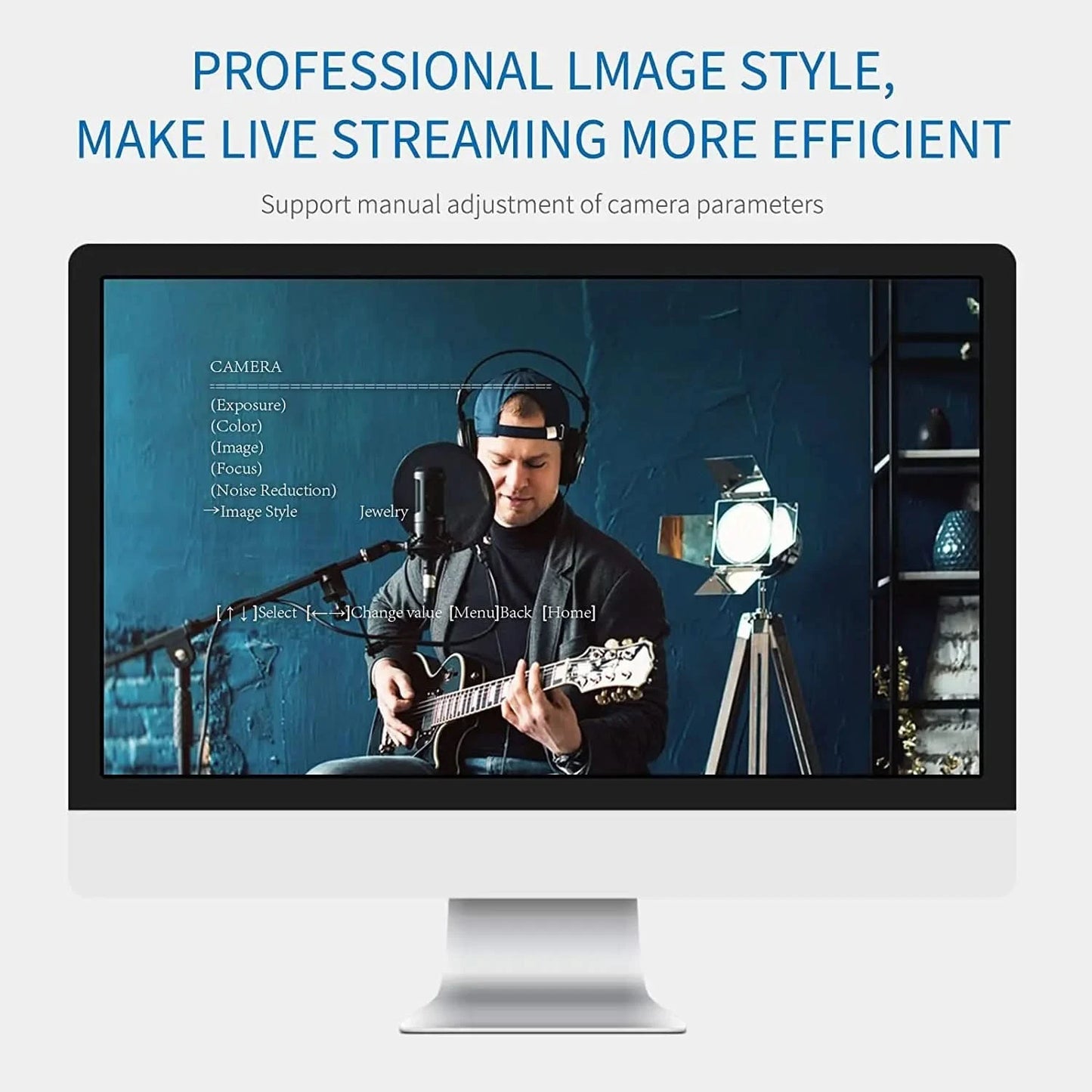 FEELWORLD Professional Streaming Camera HV10X Live Webcam Auto Focus Smart Frame Capture Everyone Full HD 1080P60fps USB3.0 HDMI - M & M Global