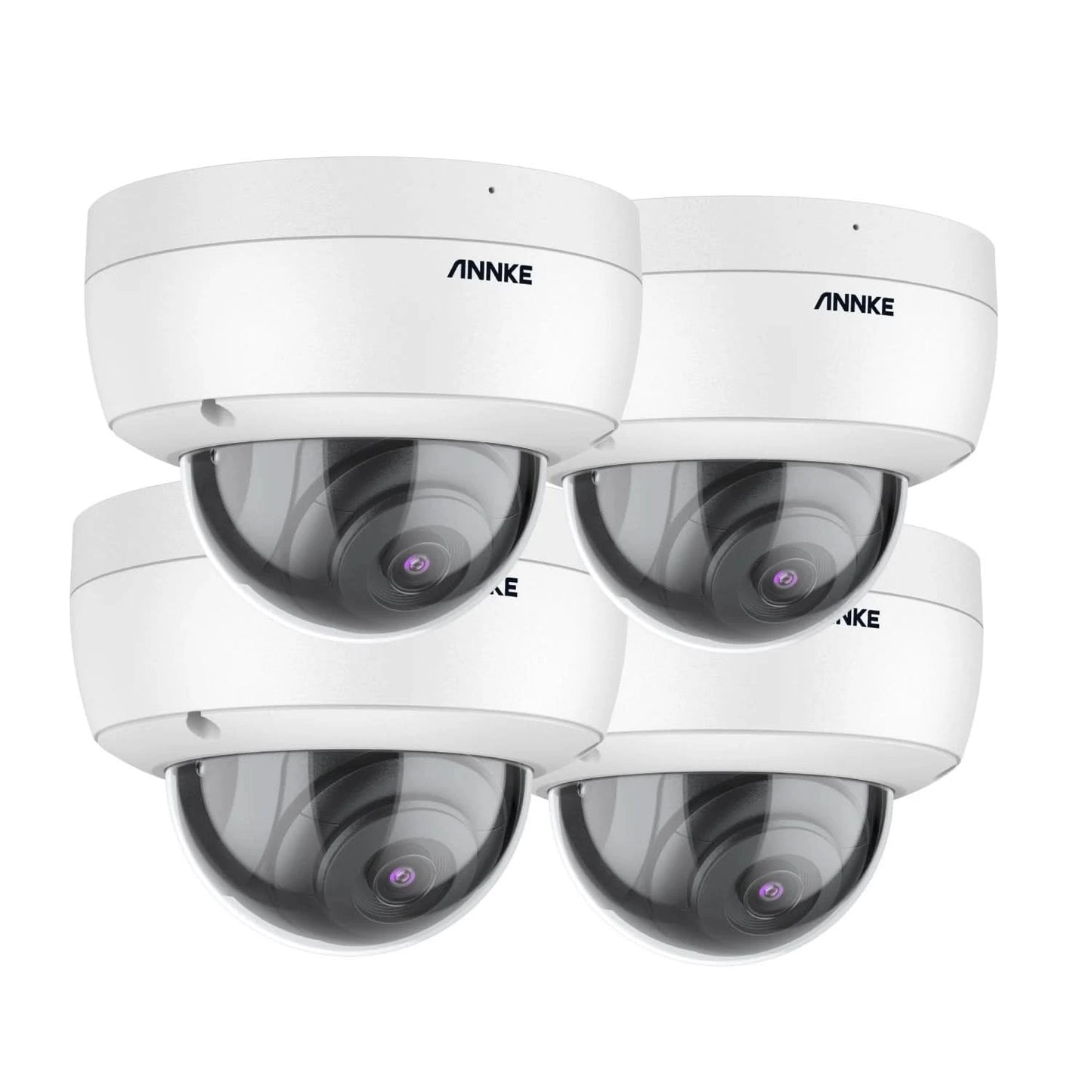 ANNKE C500 Ultra HD 5MP POE Camera IP67 Weatherproof Security Network White Dome 2.8mm EXIR Night Vision Email Alert PoE Camera