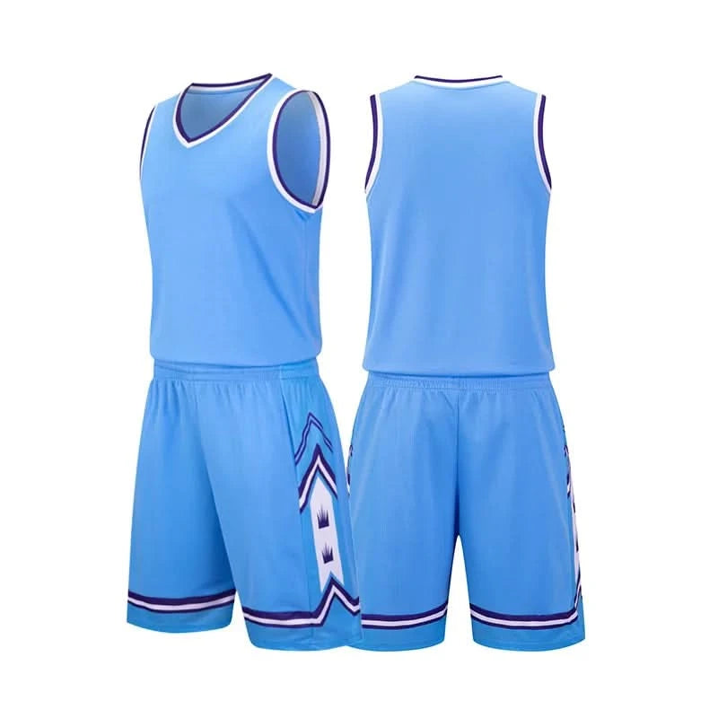 Kid Basketball Jersey Quick-drying Training Uniform Shirts Children Sportswear Kit Boys and Girls Tracksuit Sport Suit Clothes - M & M Global