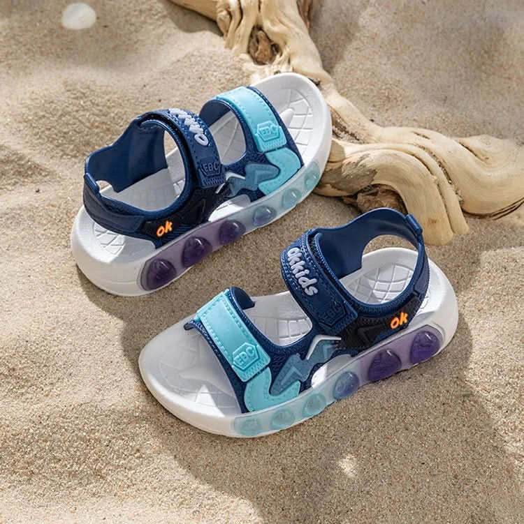 New Summer Children's Soft Soled Sandals Anti Slip Breathable For Boys And Girls Water Wading Baby Beach Sandals - M & M Global