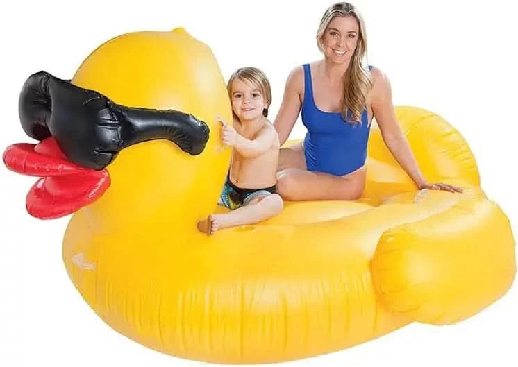 Inflatable Pool Floats,Giant Inflatable Duck, Animal Pool Floats,Lake Tubes,Beach Swimming Rings,Large Water Lounge Chair