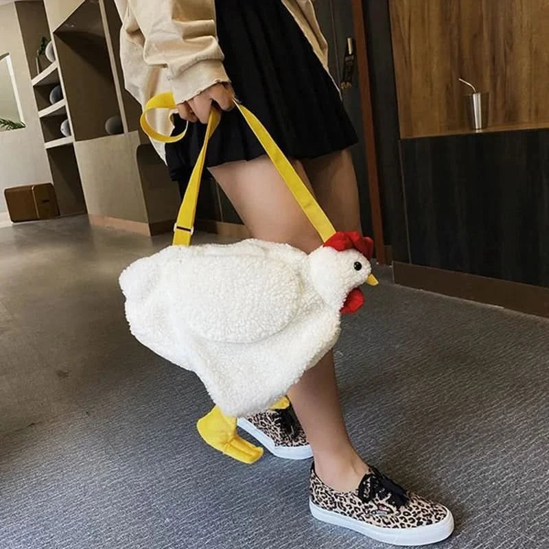Women Ladies Cute Chicken Mini Chain Bag Shoulder Crossbody Bag Tote Handbag Messenger Luxury Handbags Women Bags - M & M Global