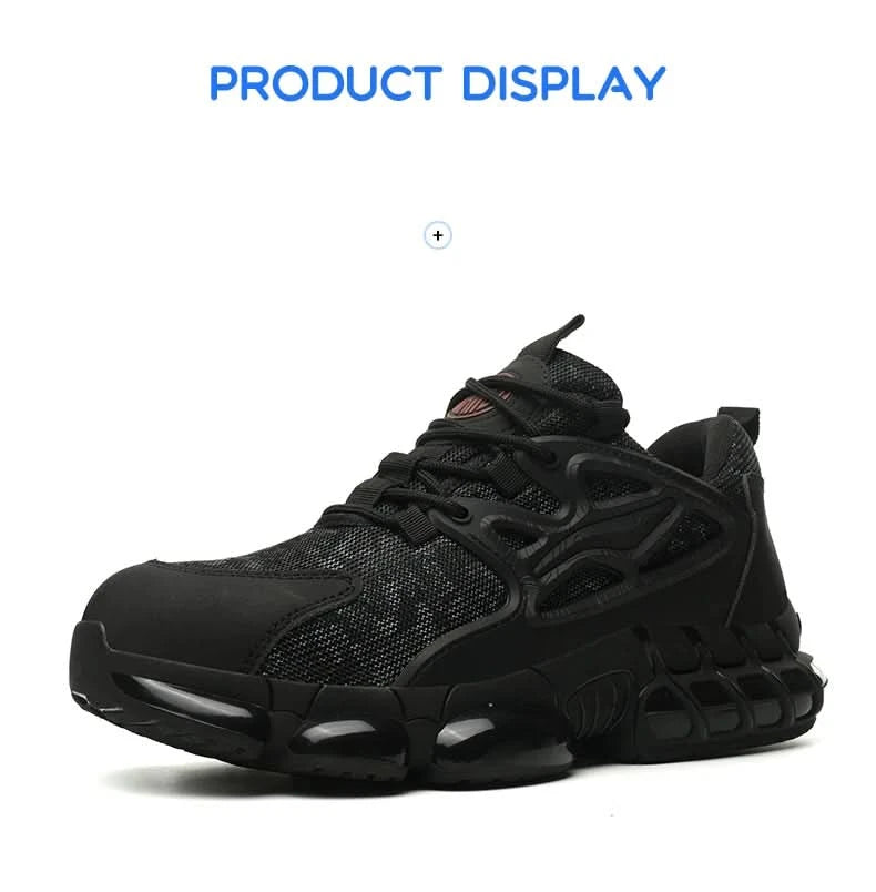 Protective Safety Shoes Men Anti-smash Anti-puncture Steel Toe Work Shoes Breathable Security Industrial Shoes Men Safety Boots