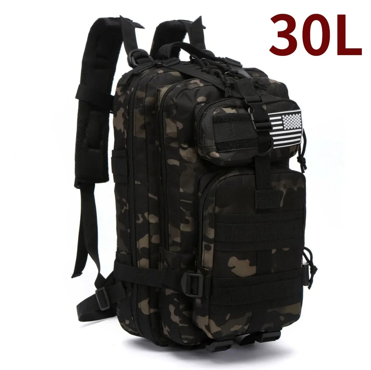 30L/50L 1000D Nylon Waterproof Trekking Fishing Hunting Bag Backpack Outdoor Rucksacks Tactical Sports Camping Hiking - M & M Global