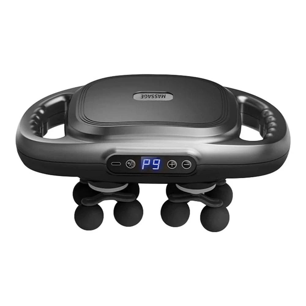 12 Massage Heads Massage Gun Deep Tissue Muscle Wireless High Frequency Vibration Masajeador Body Back Leg Neck Massager - M & M Global