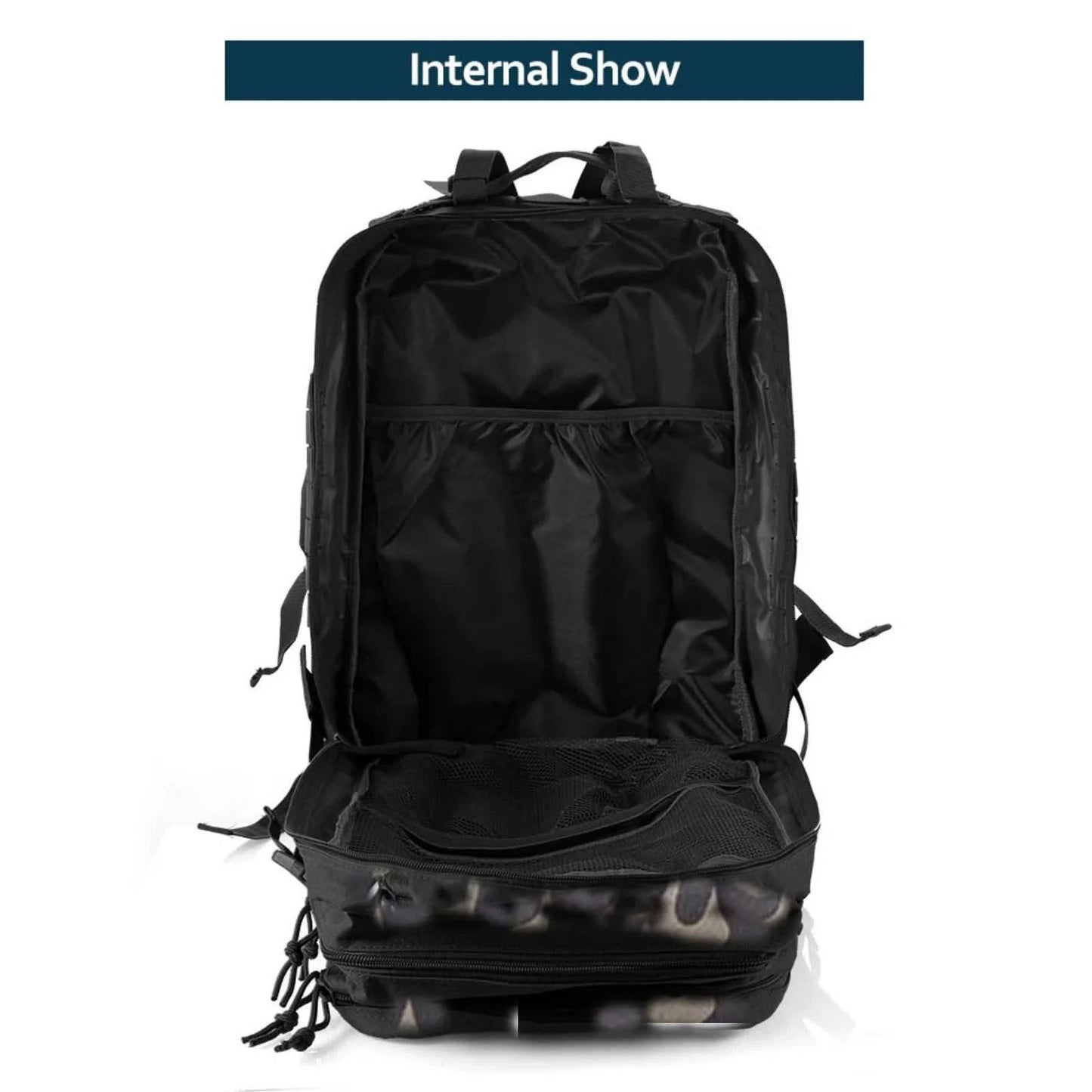 25L/50L Sturdy Nylon Waterproof Tactical Sports Trekking Fishing Hunting Camping Hiking Bag Backpack Outdoor Rucksacks - M & M Global