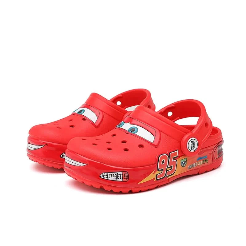 New Cars Lightning Mcqueen Shoes Children'S Slippers Boy Girl Anti Slip Anti Odor Beach Sandals Birthday Gift - M & M Global