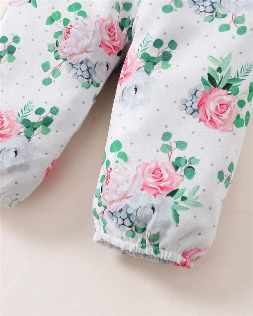Newborn Baby Girl 3PCS Clothes Set Letters Short Sleeve Romper+Flowers Pant+Bowknot Headband Summer Lovely Outfit - M & M Global