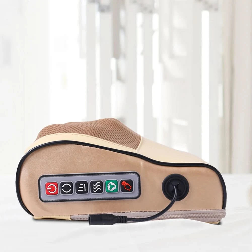 Electric Neck Massager Pillow Multifunctional Neck Relaxation Pillow Device Neck Health Massager Relaxation Pillow Massager - M & M Global