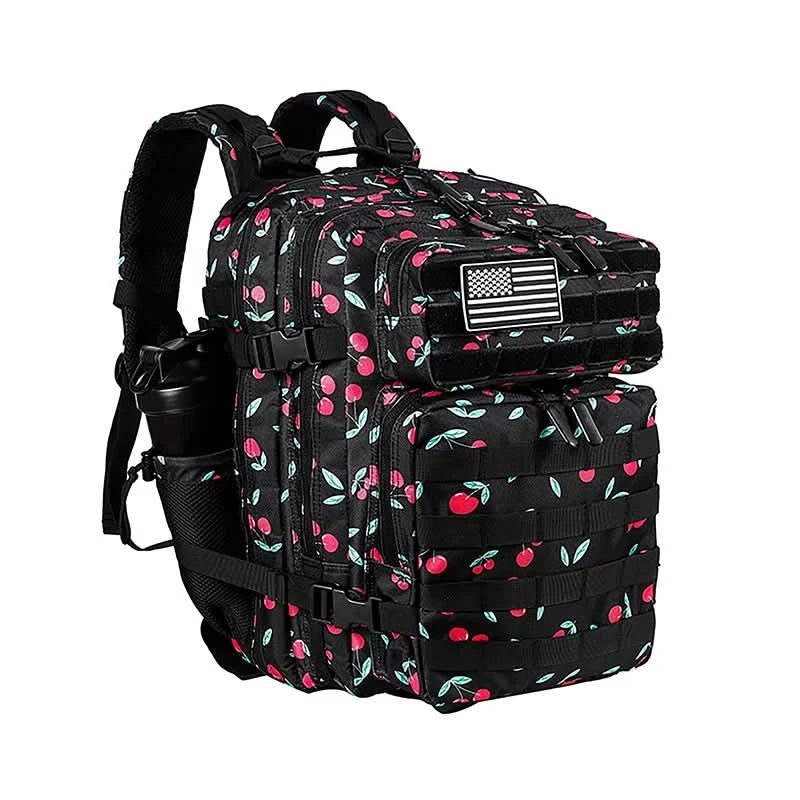 LHl 35L Tactical Backpack Small Athlete Gym Bag for Men/Women Qutdoor Travel Hiking Molle Rucksack with Bottle Holder - M & M Global