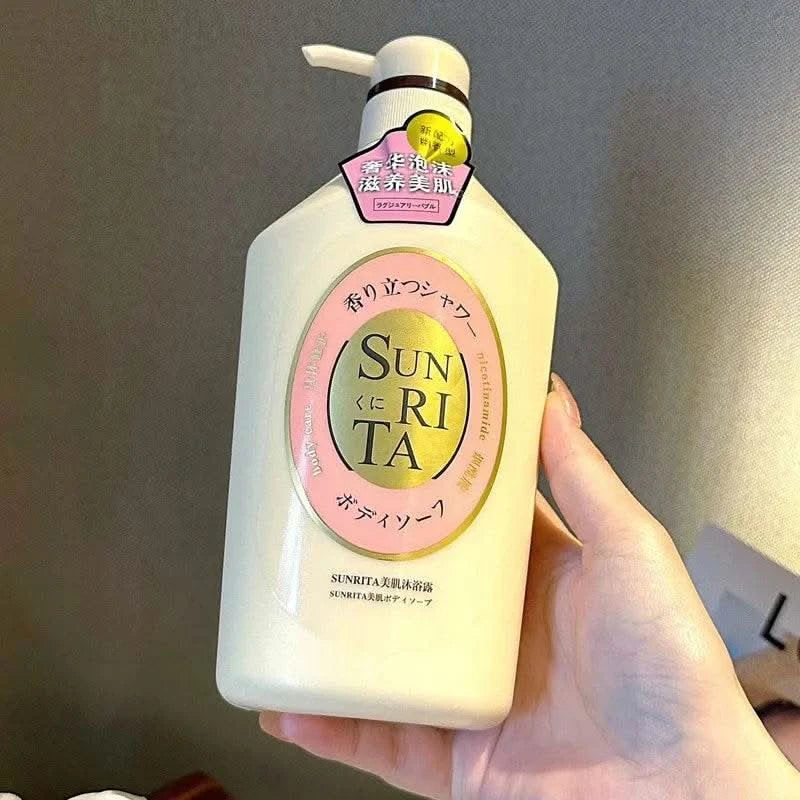 550ml Deep Cleansing Whitening Body Wash Shower Gel Removing Dirt Dead Skin Oil Control Even Skin Tone To Lighten Pigmentation - M & M Global