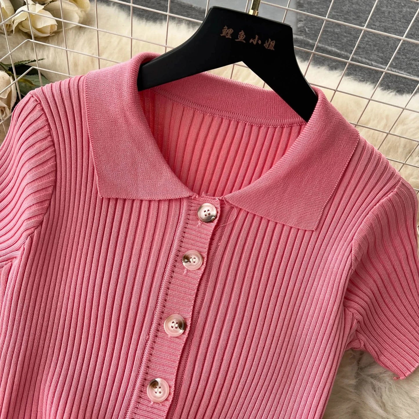 Summer Elastic Women Solid Knit Dress Summer Rose Red Retro Loose Sundress Sets 2024 bodycon Streetwear Sheer Beach Long Dress - M & M Global