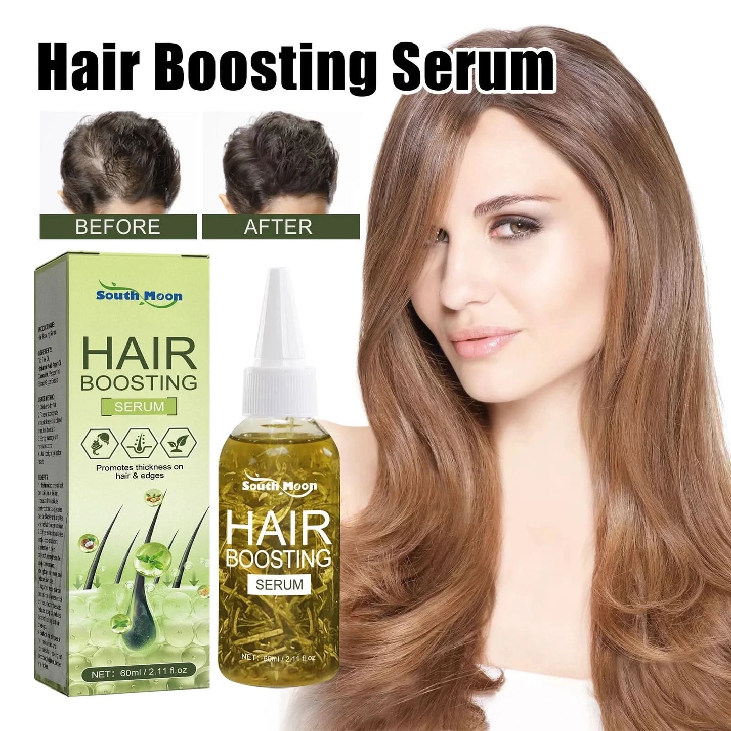 Fast Hair Growth Oil Africa Crazy Traction Alopecia Serum Anti Hair Break Thicken Hair Loss Treatment Spray Beauty Health - M & M Global