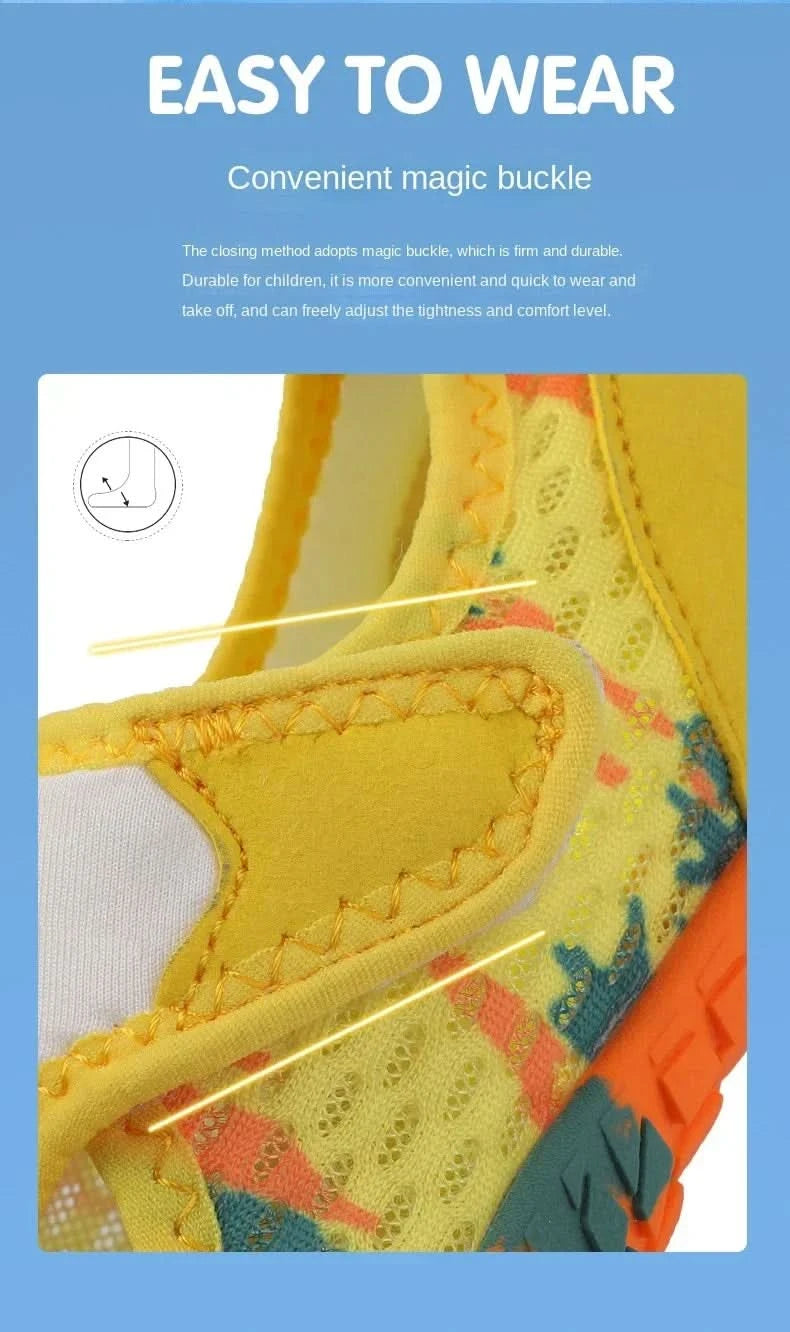 Swimming Beach Sneakers Children Diving Surfing Boating Wading Sports Shoes Kids Aqua Barefoot Water Shoes Quick-Dry Boys Girls - M & M Global