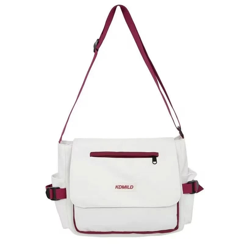Women's Bag Korean Style Female Messenger Bags College Large Capacity Versatile Shoulder Bag Student School Bags Bolsos Sac - M & M Global