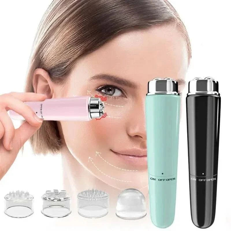 4 In 1 Electric Facial Massager Micro Vibration Eye Beauty Instrument For Relax Eye Dark Circles Eye Bags Puffiness Eye Massage - M & M Global