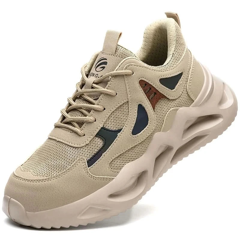 Lightweight Safety Shoes Men Work Shoes Steel Toe Work Boots Breathable Outdoor Sneakers Man Breathable Shoes Protective Boots