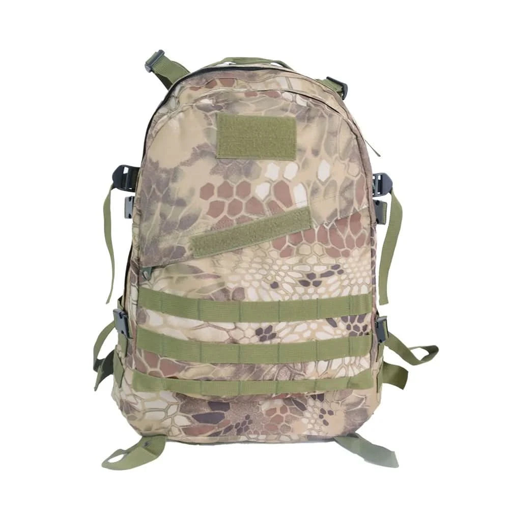 45L 3D Tactical Outdoor Camo bag Shoulder Attack Mountain riding charge bag Python Print PUBG Eating Chicken backpack - M & M Global