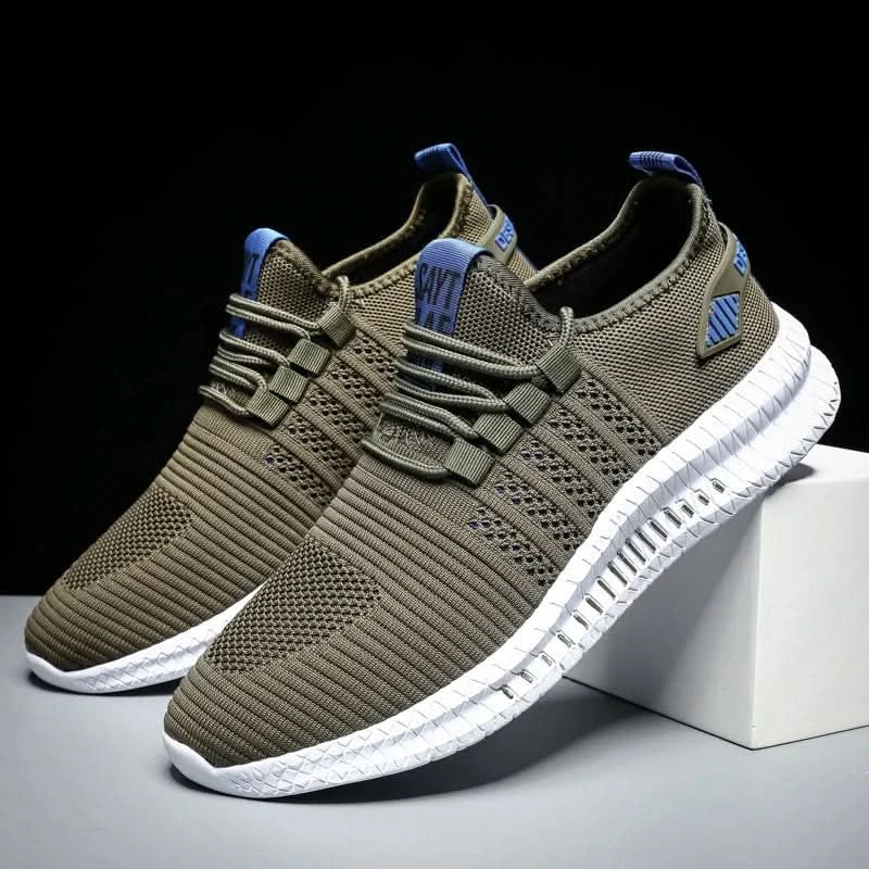 Fashion Men Sneakers Mesh Casual Shoes Lac-up Breathable Lightweight Walking Sneakers Men Shoes Size 39-48 Support Dropshipping - M & M Global