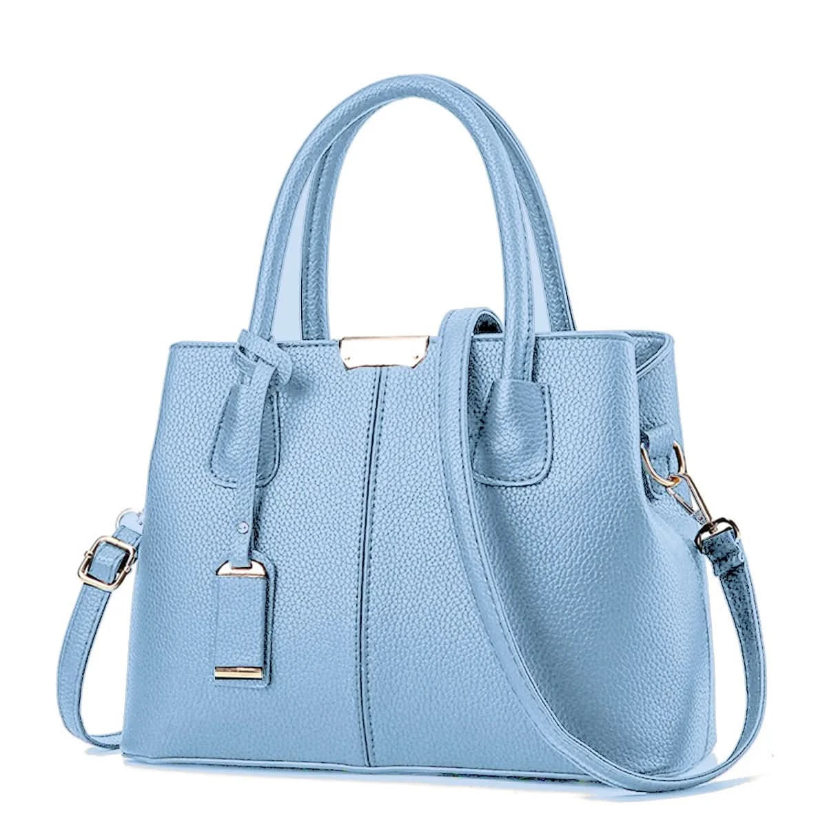 2024 new European and American foreign trade women bag lychee pattern fashion handbag shoulder bag oblique span bag - M & M Global