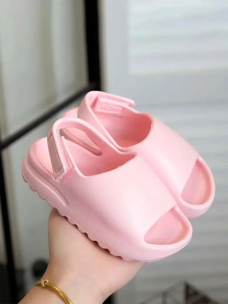 Fashionable and minimalist children's sandals with EVA soft sole suitable for boys and girls beach shoes and river tracing shoes - M & M Global
