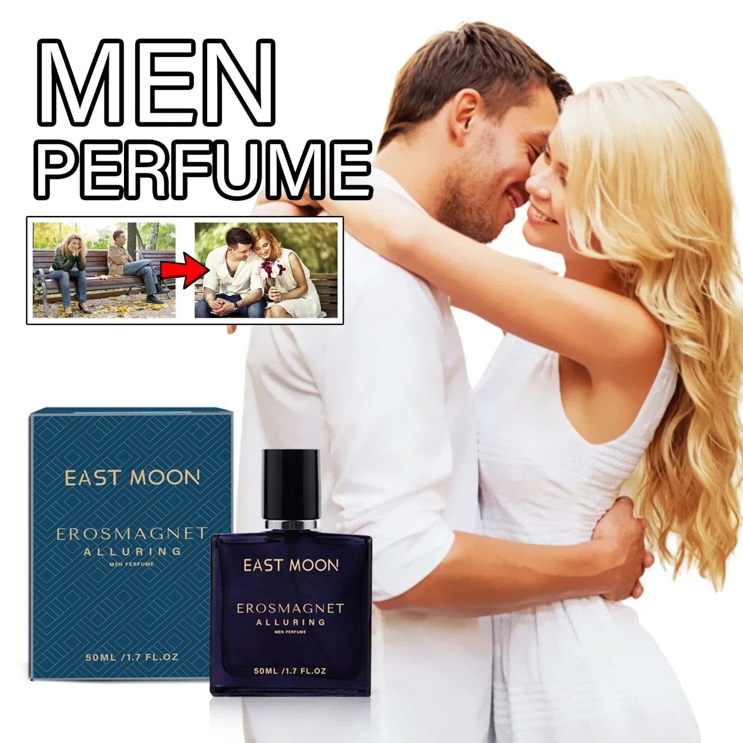 EAST MOON Men Perfume Make You Exude a Youthful and Masculine Atmosphere and Release Your Youthful Charm Perfume for Men 50 ml - M & M Global