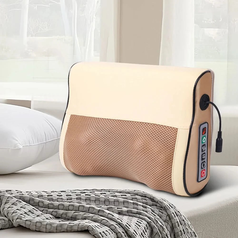 Electric Neck Massager Pillow Multifunctional Neck Relaxation Pillow Device Neck Health Massager Relaxation Pillow Massager - M & M Global
