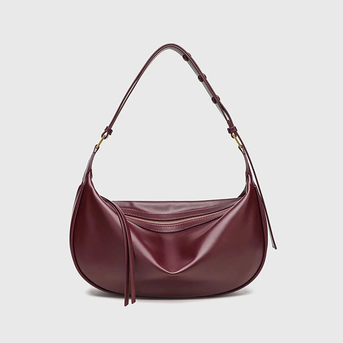 2025 new fashion senior texture single shoulder crossbody bag with a small design underarm dumpling bag - M & M Global