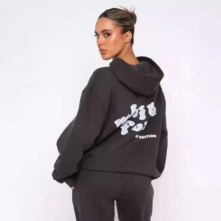 Street Casual Pant Set Clohtes Women's Sportswear Sportswear Jogging Suit Women's Hooded Sportswear Tide Suit