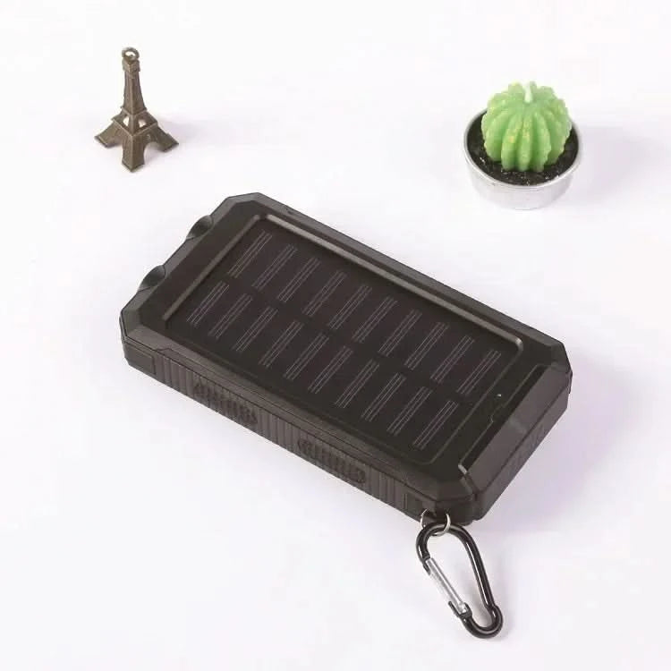 BCAK Brand Power bank Outdoor 200000mAh Large Capacity Solar Power Bank Portable With Lanyard Compass External Battery Camping - M & M Global