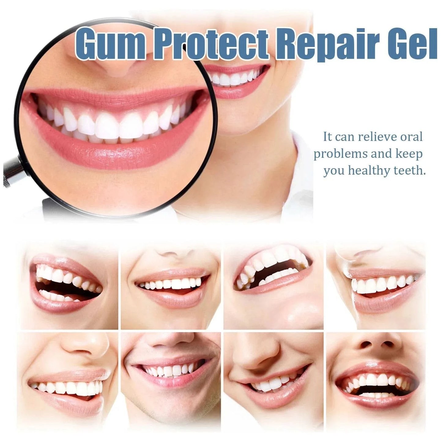 Dental Repair Gel Deep Clean Tooth Dirt Relieves Inflamed Gums And Reduces Bad Breath Care Gums Fresh Breath Care Gel - M & M Global
